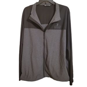 Travis Mathew Black Lightweight Golf Windbreaker Jacket